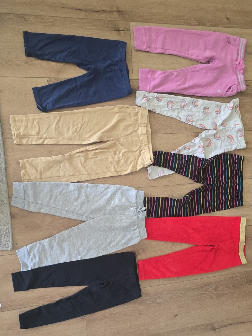 8 Pack Bundle Leggings Size 4 5